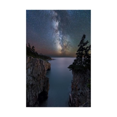 Michael Blanchette Photography 'Parting Of The Cliffs' Canvas Art,30x47
